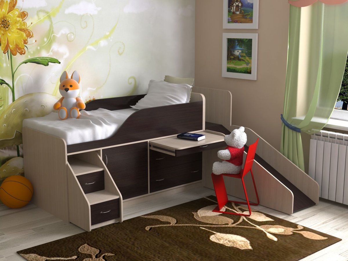 детские кроватки много мебели
