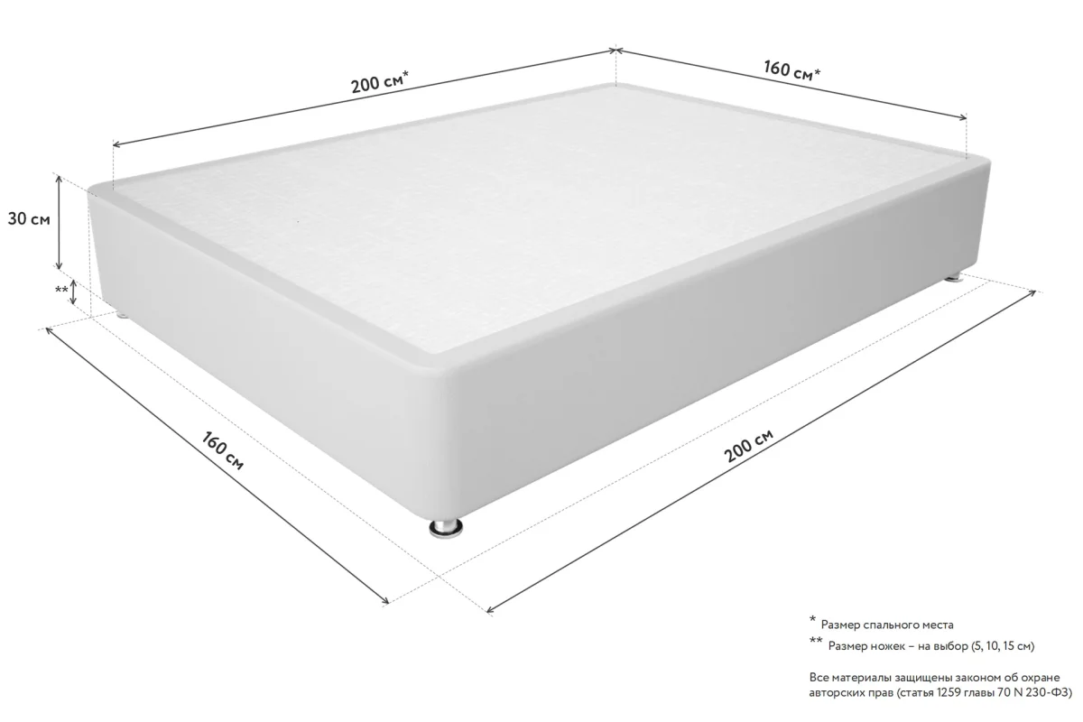 Кроватный бокс Mr.Mattress Spring Box – купить в Санкт-Петербурге, цены в  интернет-магазине «МногоСна»